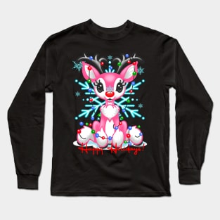 Rudolph’s Holiday Mishap Long Sleeve T-Shirt